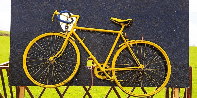 yellow-funny-bike